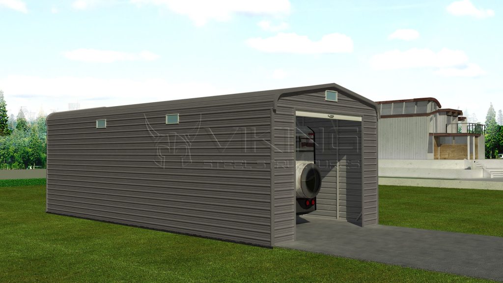 18x41 enclosed rv shed