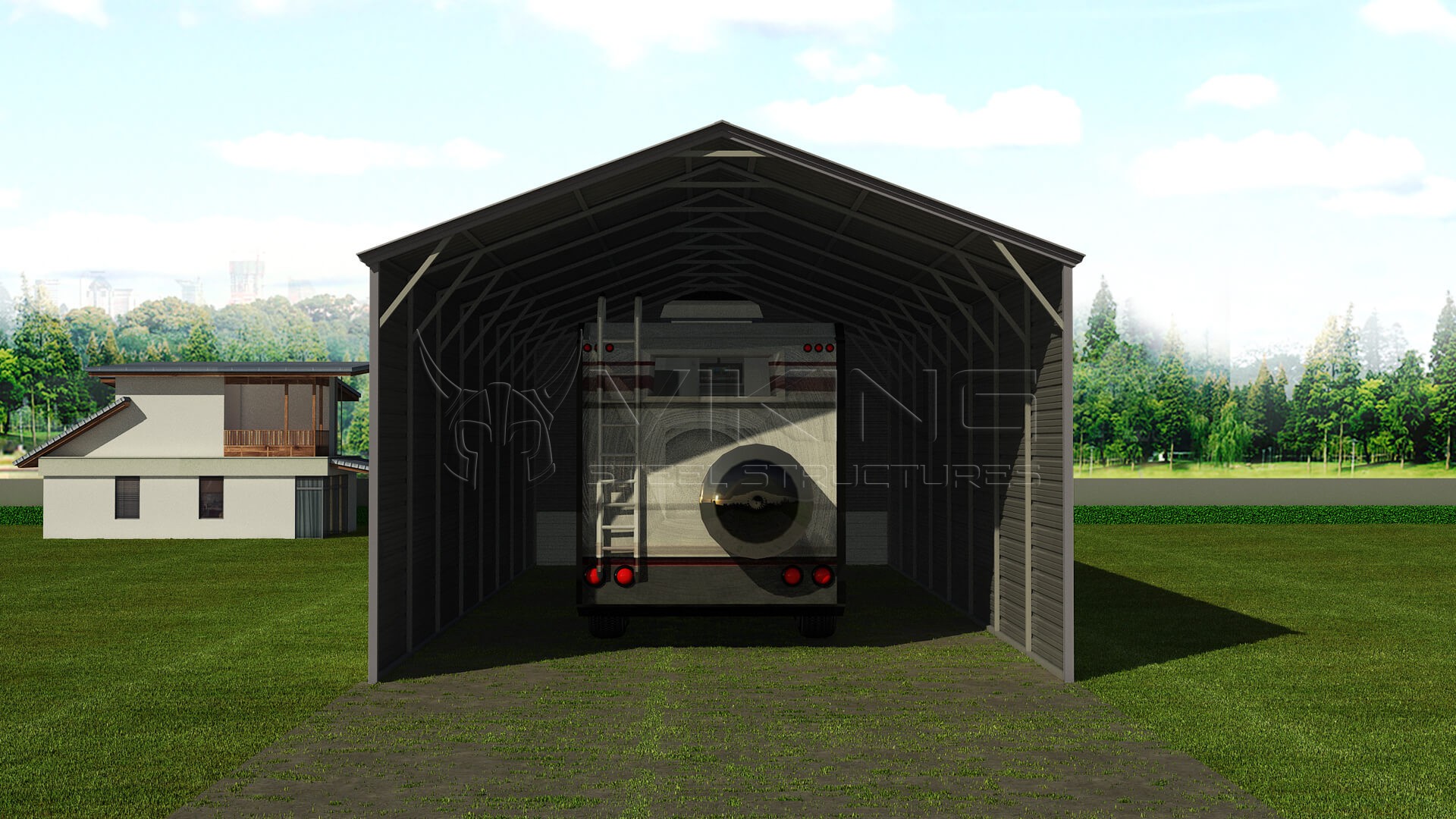 20x51 Steel RV Shelter