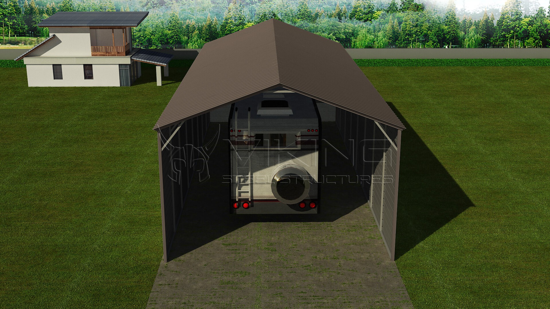 20x51 Steel RV Shelter