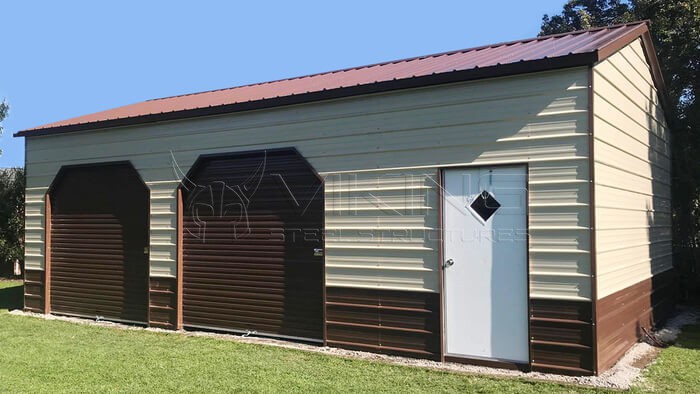 24X30X10 Side Entry Garage Building