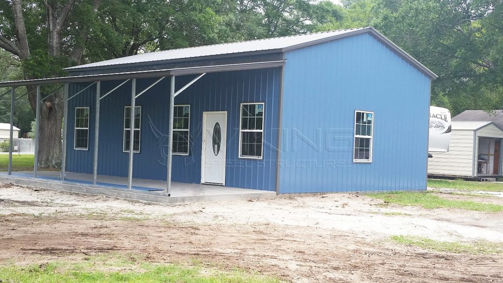24'X36'X12' All Vertical Custom Utility Building