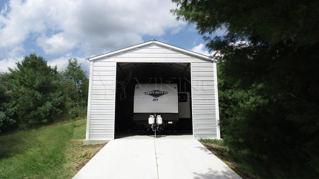 20'x35'x12' RV Garage Metal RV Garage
