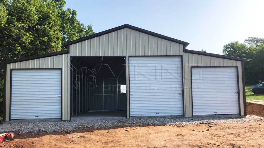 40 X25 X12 All Vertical Metal Barn All Vertical Barns